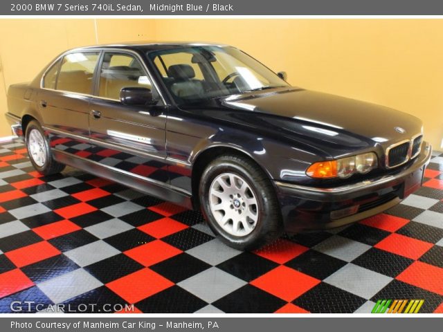 2000 BMW 7 Series 740iL Sedan in Midnight Blue