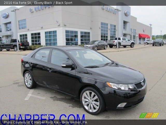 2010 Kia Forte SX in Ebony Black