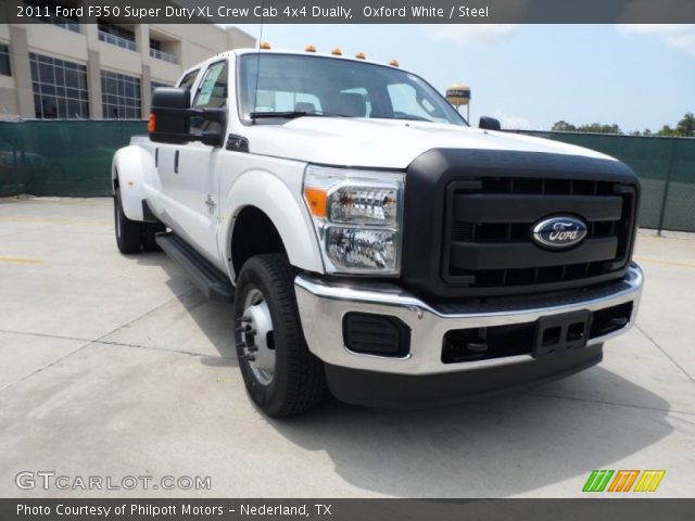 2011 Ford F350 Super Duty XL Crew Cab 4x4 Dually in Oxford White