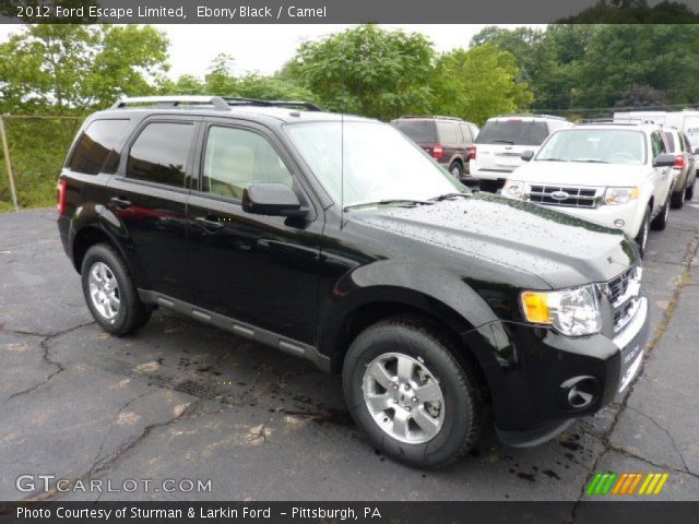 2012 Ford Escape Limited in Ebony Black