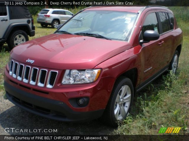 2011 Jeep Compass 2.4 in Deep Cherry Red Crystal Pearl