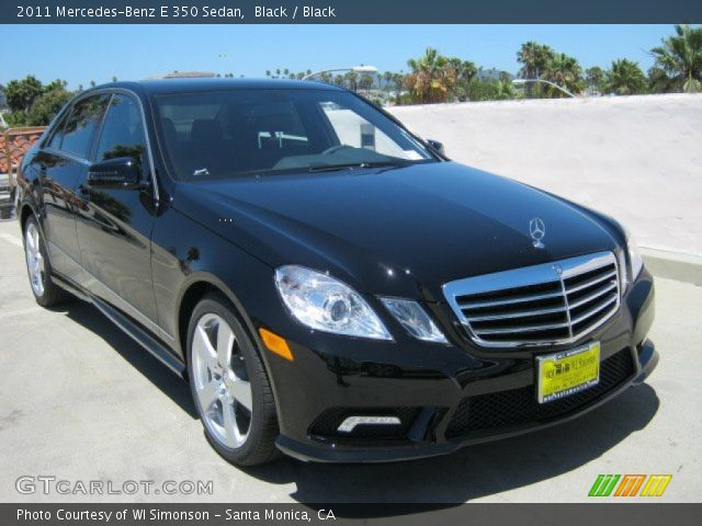 2011 Mercedes-Benz E 350 Sedan in Black
