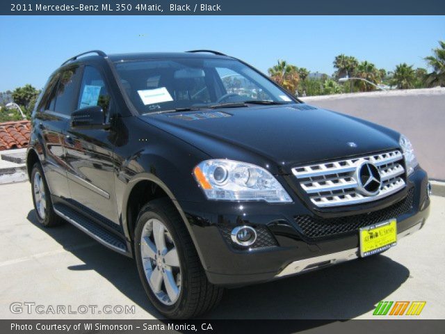 2011 Mercedes-Benz ML 350 4Matic in Black