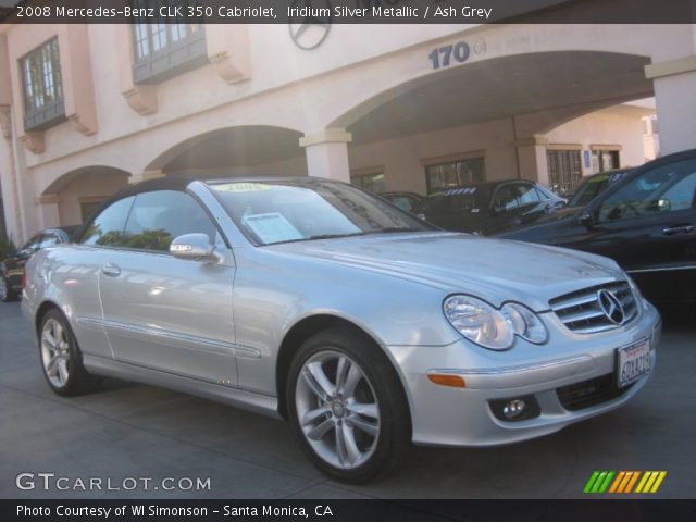 2008 Mercedes-Benz CLK 350 Cabriolet in Iridium Silver Metallic