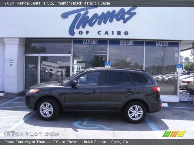 2010 Hyundai Santa Fe GLS in Phantom Black Metallic
