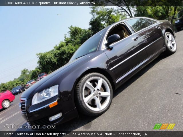 2008 Audi A8 L 4.2 quattro in Brilliant Black