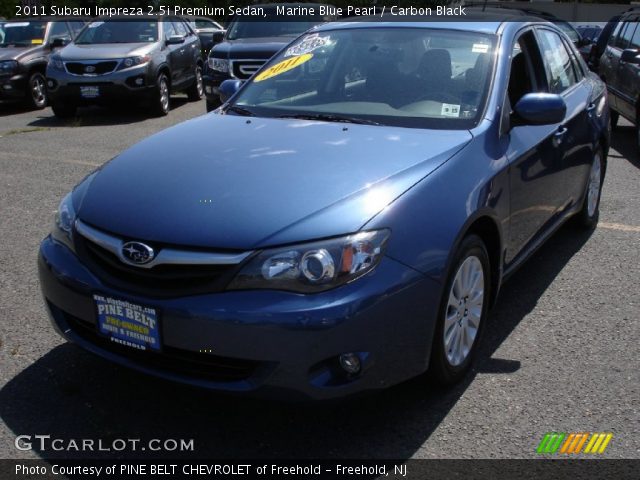 2011 Subaru Impreza 2.5i Premium Sedan in Marine Blue Pearl