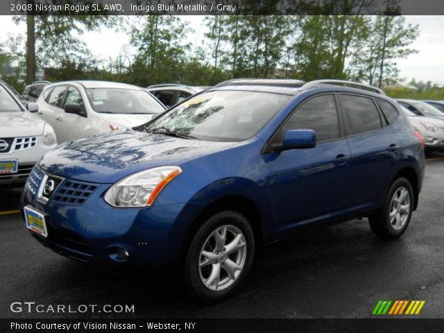 2008 Nissan Rogue SL AWD in Indigo Blue Metallic