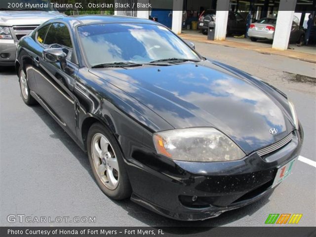 2006 Hyundai Tiburon GS in Obsidian Black