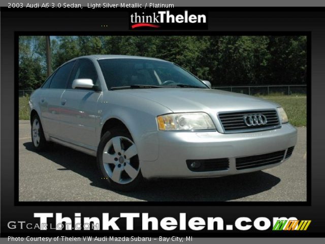 2003 Audi A6 3.0 Sedan in Light Silver Metallic