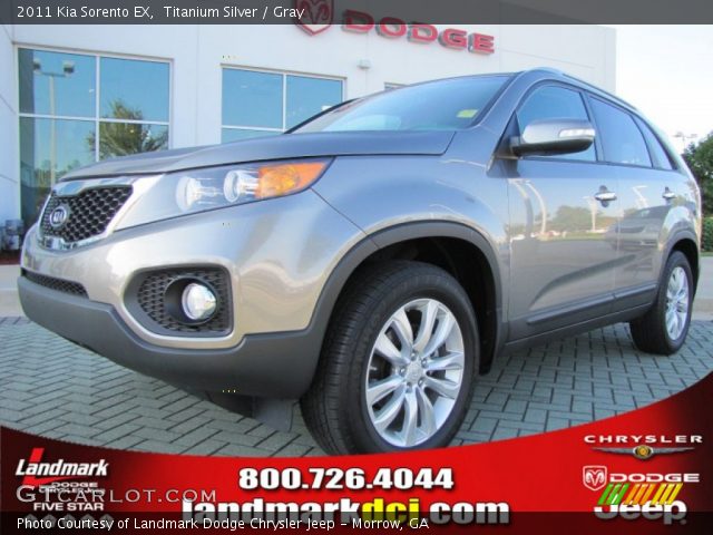 2011 Kia Sorento EX in Titanium Silver