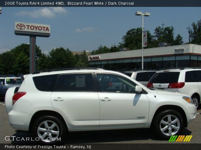 2008 Toyota RAV4 Limited 4WD in Blizzard Pearl White