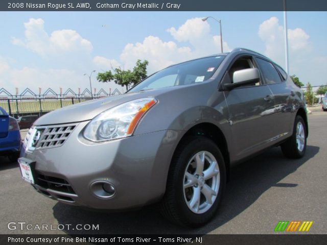 2008 Nissan Rogue SL AWD in Gotham Gray Metallic