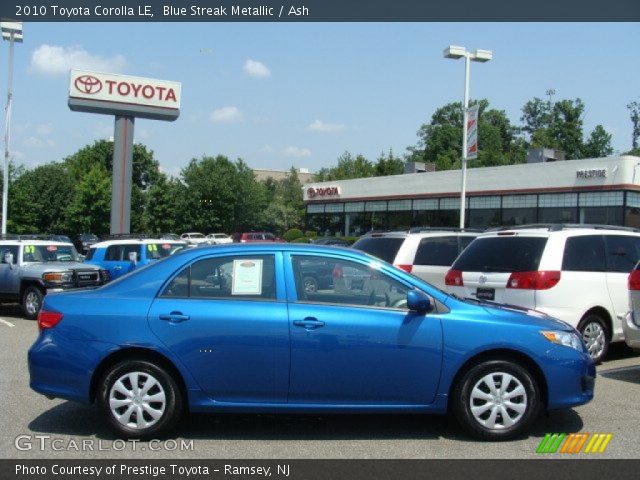2010 Toyota Corolla LE in Blue Streak Metallic