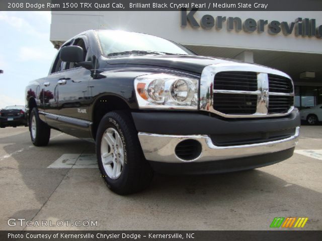 2008 Dodge Ram 1500 TRX Quad Cab in Brilliant Black Crystal Pearl