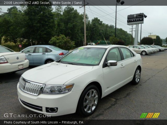 2008 Lincoln MKZ AWD Sedan in White Suede