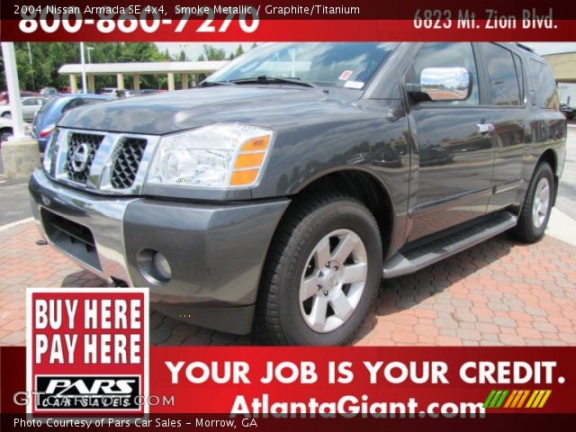 2004 Nissan Armada SE 4x4 in Smoke Metallic