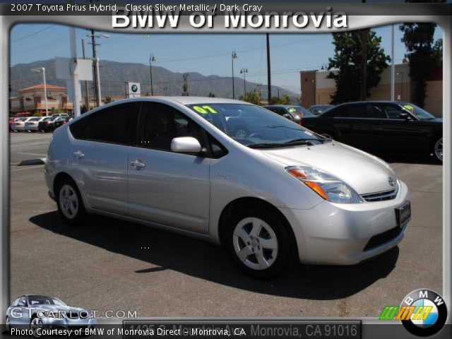 2007 Toyota Prius Hybrid in Classic Silver Metallic