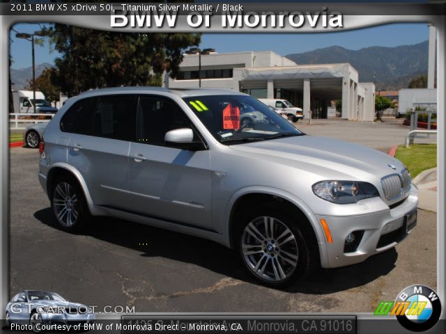 2011 BMW X5 xDrive 50i in Titanium Silver Metallic