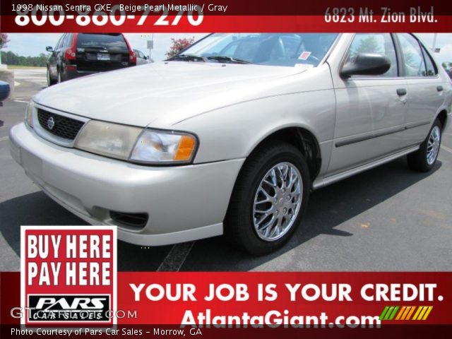 1998 Nissan Sentra GXE in Beige Pearl Metallic