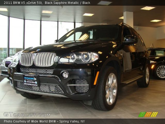 2011 BMW X5 xDrive 50i in Black Sapphire Metallic