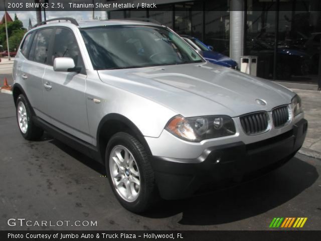 2005 BMW X3 2.5i in Titanium Silver Metallic