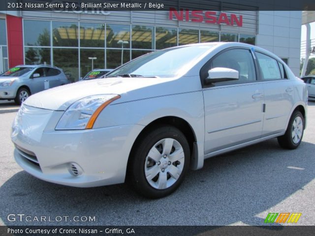 2012 Nissan Sentra 2.0 in Brilliant Silver Metallic