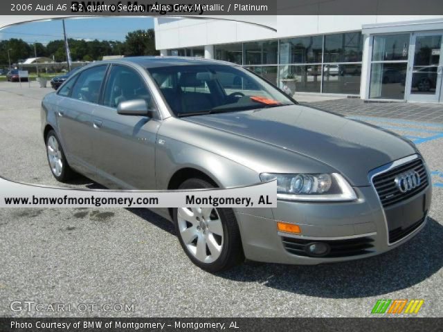 2006 Audi A6 4.2 quattro Sedan in Atlas Grey Metallic