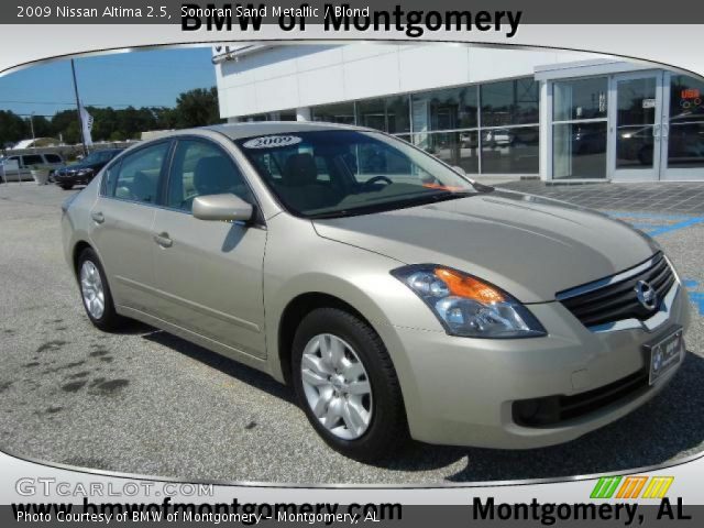 2009 Nissan Altima 2.5 in Sonoran Sand Metallic