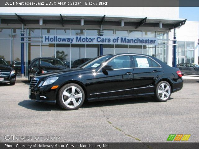 2011 Mercedes-Benz E 350 4Matic Sedan in Black