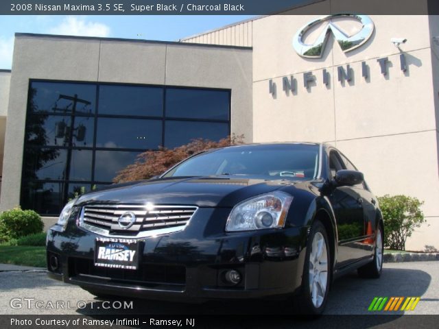 2008 Nissan Maxima 3.5 SE in Super Black