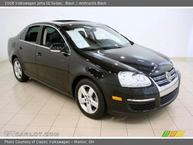 2008 Volkswagen Jetta SE Sedan in Black