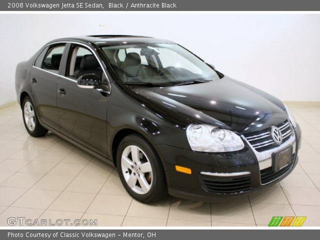 2008 Volkswagen Jetta SE Sedan in Black