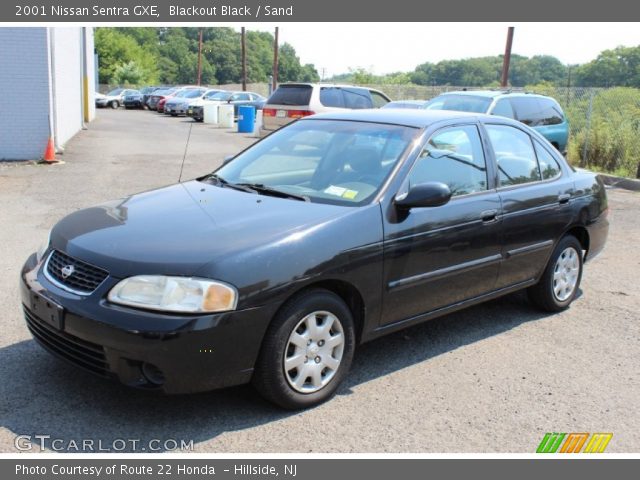 2001 Nissan Sentra GXE in Blackout Black