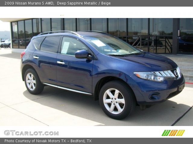 2009 Nissan Murano S AWD in Deep Sapphire Metallic