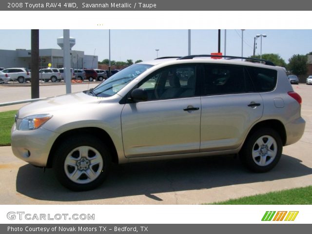 2008 Toyota RAV4 4WD in Savannah Metallic