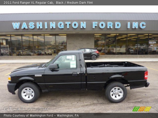 2011 Ford Ranger XL Regular Cab in Black