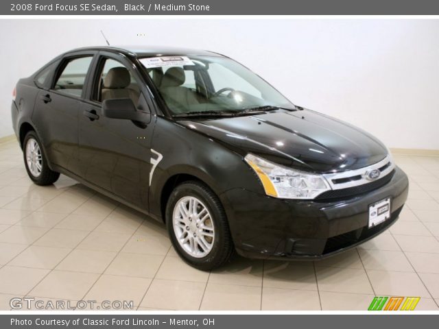 2008 Ford Focus SE Sedan in Black