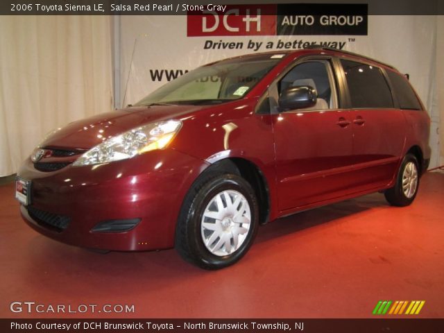 2006 Toyota Sienna LE in Salsa Red Pearl