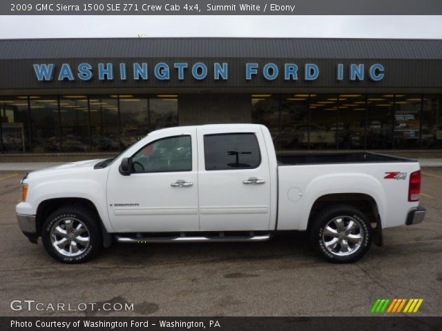 2009 GMC Sierra 1500 SLE Z71 Crew Cab 4x4 in Summit White