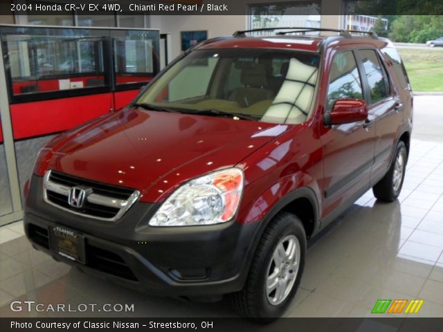 2004 Honda CR-V EX 4WD in Chianti Red Pearl