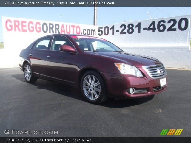 2009 Toyota Avalon Limited in Cassis Red Pearl