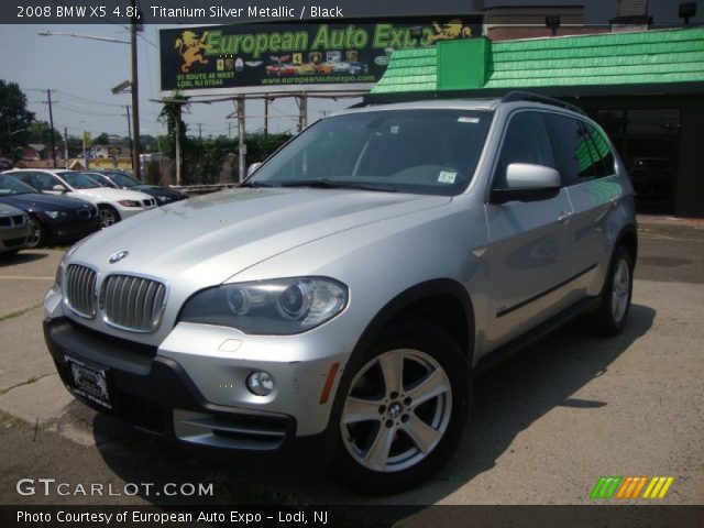 2008 BMW X5 4.8i in Titanium Silver Metallic
