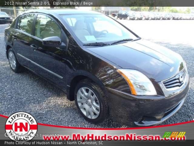 2012 Nissan Sentra 2.0 S in Espresso Black