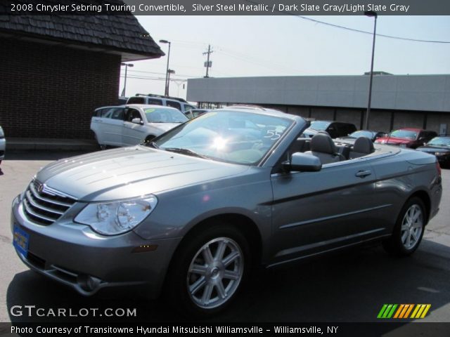2008 Chrysler Sebring Touring Convertible in Silver Steel Metallic