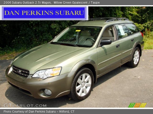 2006 Subaru Outback 2.5i Wagon in Willow Green Opalescent