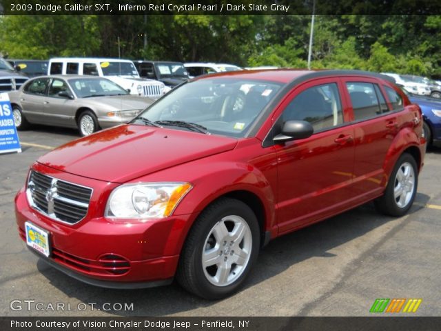 2009 Dodge Caliber SXT in Inferno Red Crystal Pearl