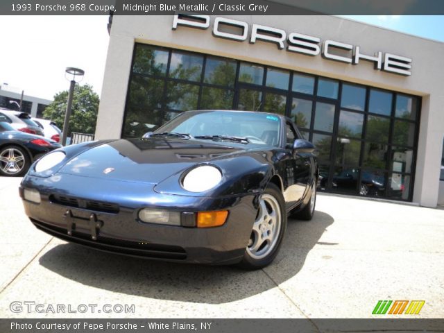 1993 Porsche 968 Coupe in Midnight Blue Metallic