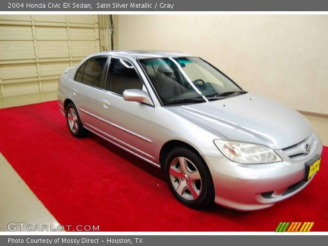 2004 Honda Civic EX Sedan in Satin Silver Metallic