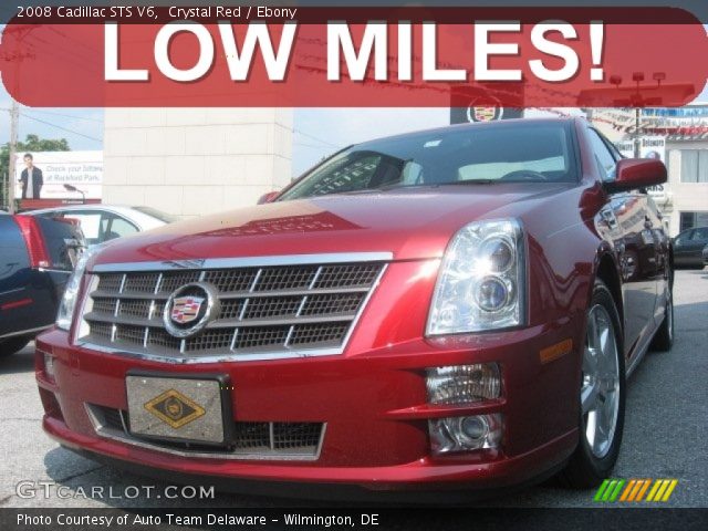 2008 Cadillac STS V6 in Crystal Red